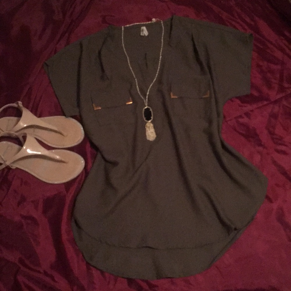 Live 4 Truth olive green tunic